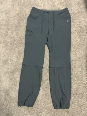 Mountain Hardwear Women’s Gray Lightweight Jogger Pants Drawstring Polyester